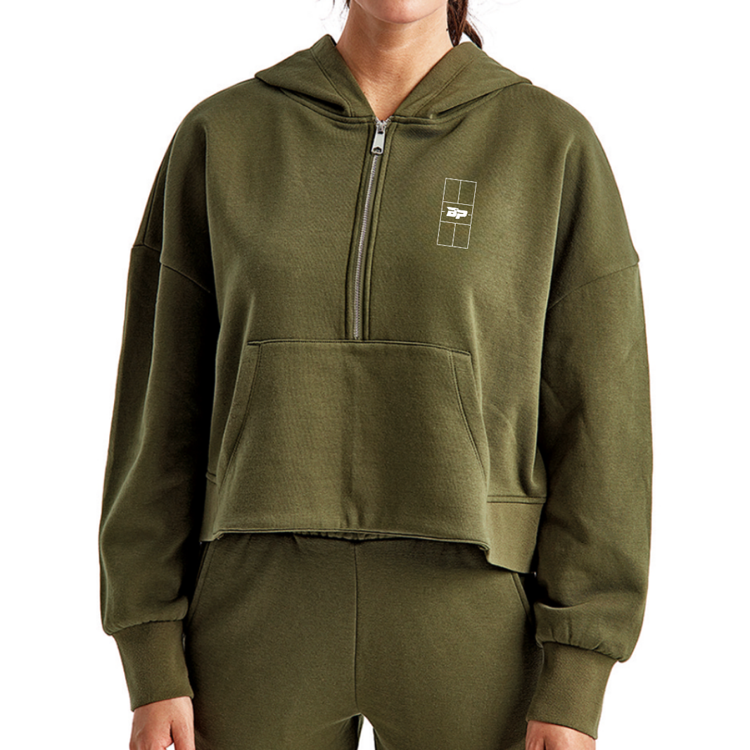Bodhi Women's Half Zip Hoodie - Court
