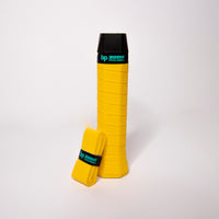 Yellow Bodhi Grips Premium Overgrips for Pickleball, Tennis Rackets, and Baseball Bats - Superior Grip and Comfort